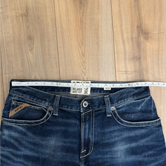 ARIAT M4 Relaxed Fit Boot Cut Jeans Size 34x34 - Picture 4 of 7